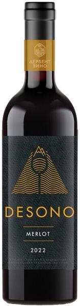 Вино красное Desono Мерло сухое 0,75л 13-14%